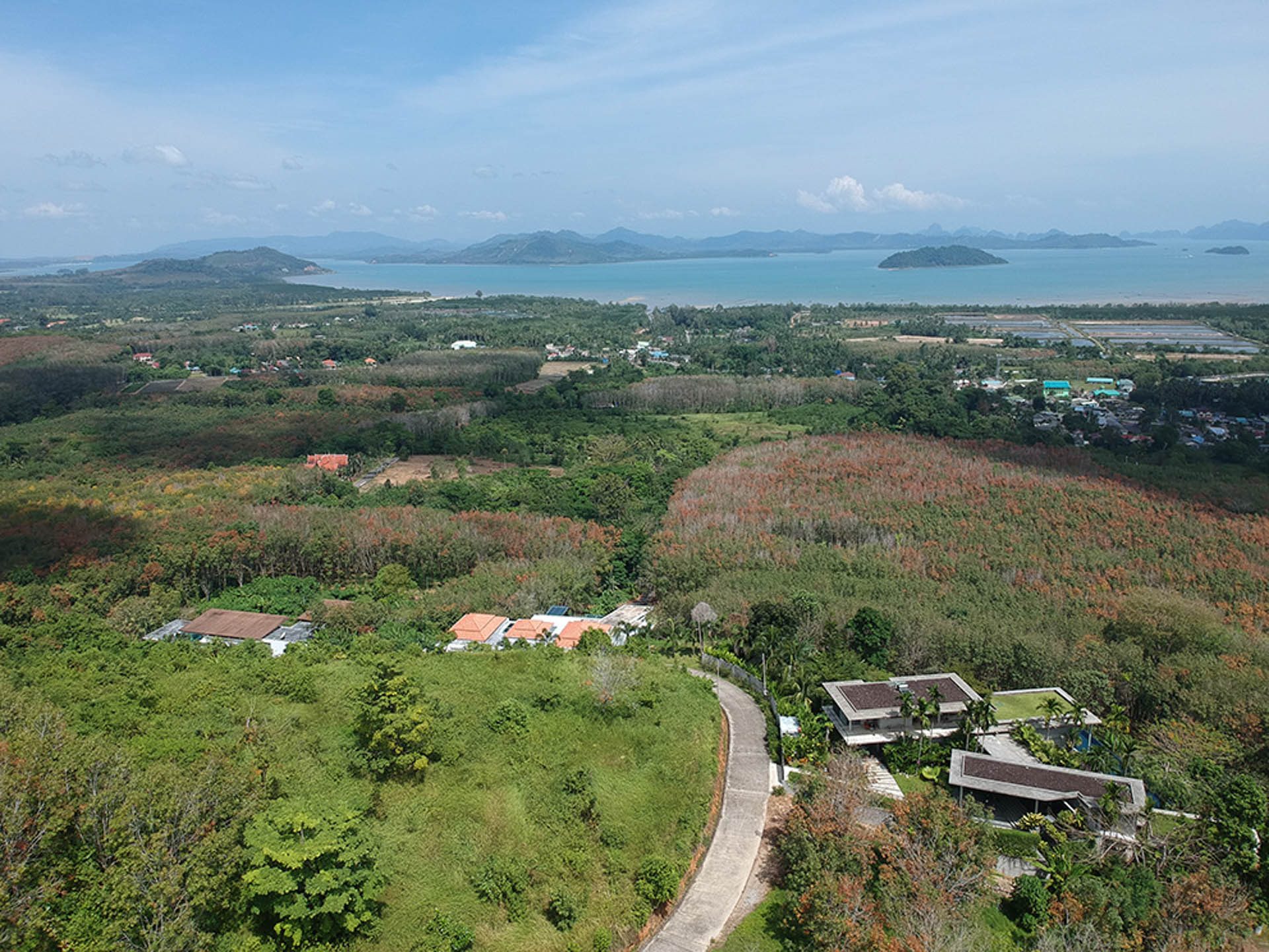 ที่ดินวิวทะเล ป่าคลอก ภูเก็ต แปลงบนเนิน มองเห็นอ่าวพังงา